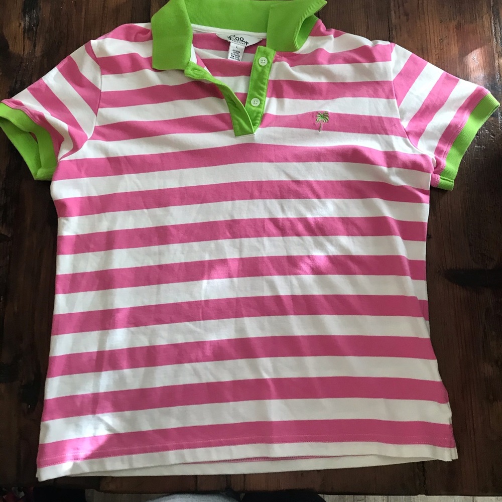 Lily pulitzer collard shirt